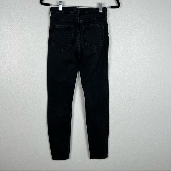 EVERLANE Mid Rise Black Jeans Sz 26 - Picture 3 of 7